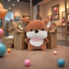 AI trendy wool felt plush toys, trendy toys, creative figurines, cute collectibles Specification image